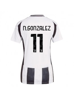 Billige Juventus Nicolas Gonzalez #11 Hjemmedrakt Dame 2024-25 Kortermet